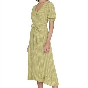 Faithfull midi dress Belmond dot dress NWT 4
